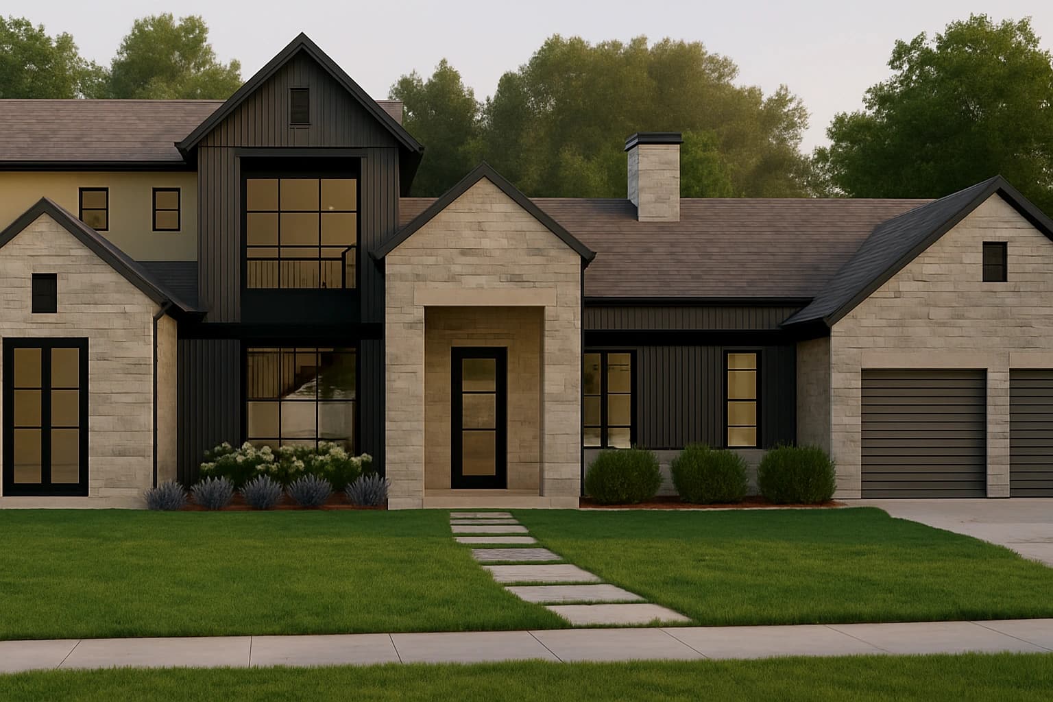 Modern house background