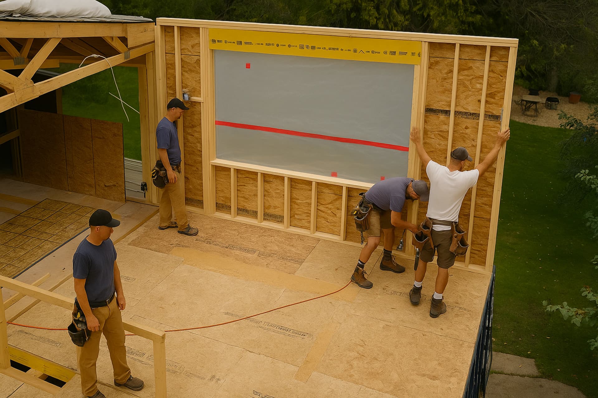 Construction project in progress